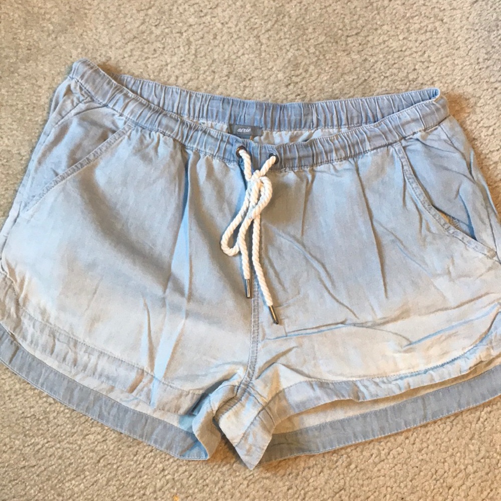Aerie Chambray Shorts